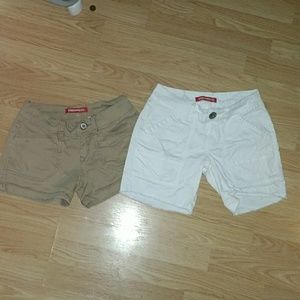 2 pair of union bay shorts